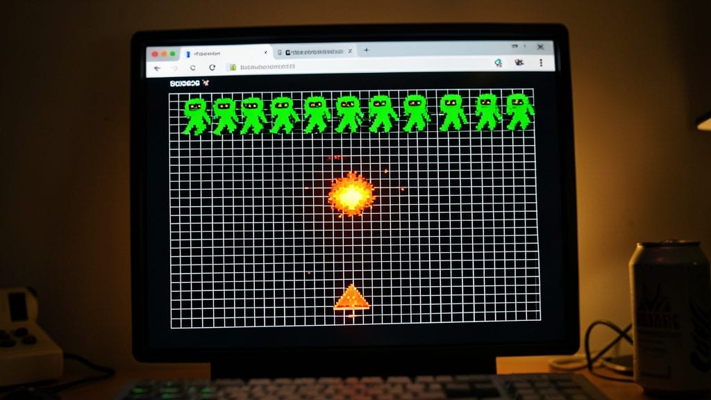 Space Invaders Retro Arcade